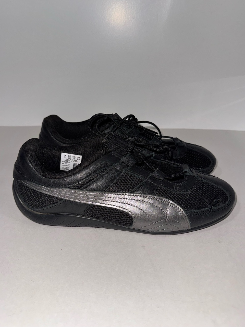 Puma Speedcat GO mary jane trainers in black metallic